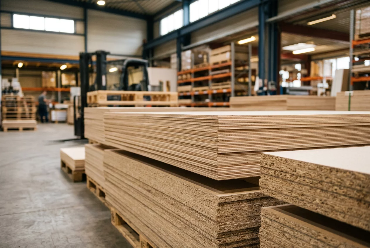 Stock of compliant engineered wood panels
