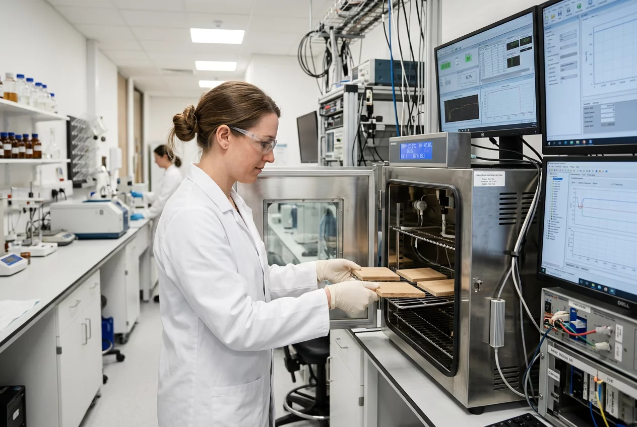 Furniture lab testing for chemical emissions